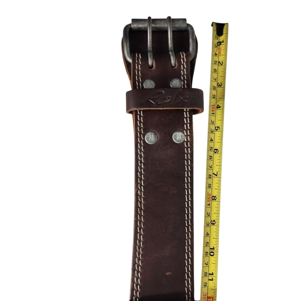 RDX 4" Leather Weightlifting Belt XL – V-Tanned Hand Made Powerlifting Belt - Picture 11 of 14